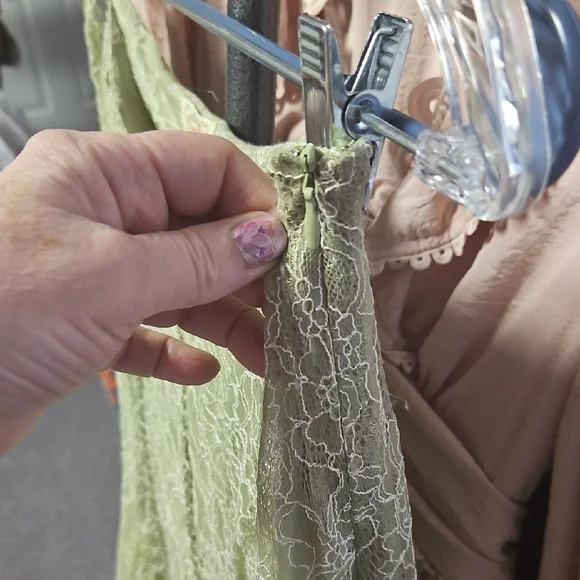 Moon Collection Green Fit and Flare Midi Skirt - Picture 4 of 5